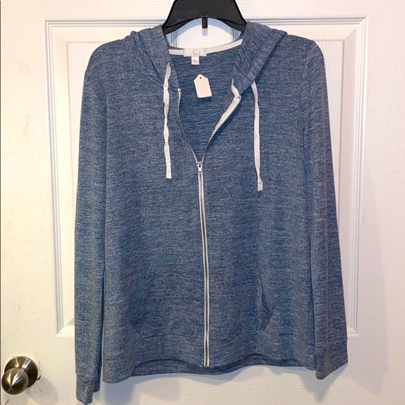 Tops - C Very soft zip up hoodie￼